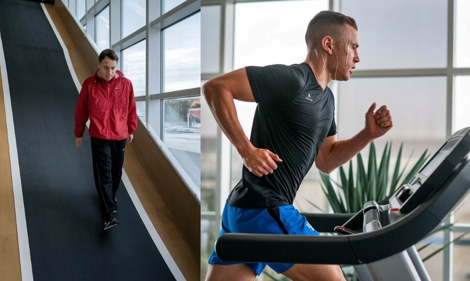 Walking on incline vs Running on treadmill