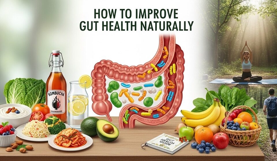 Healthy gut bacteria promoting digestion